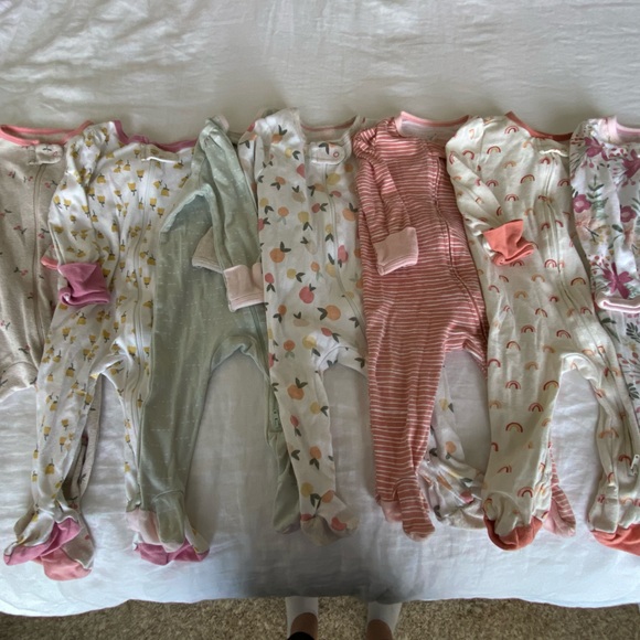 cloud island Pajamas Cloud Island Baby Girl Pajamas 7 Pairs Poshmark